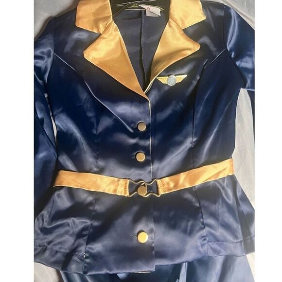 NWT Stewardess Costume InCharacter Fly Me - Flirty Collection Adult Cosplay - Picture 5 of 6